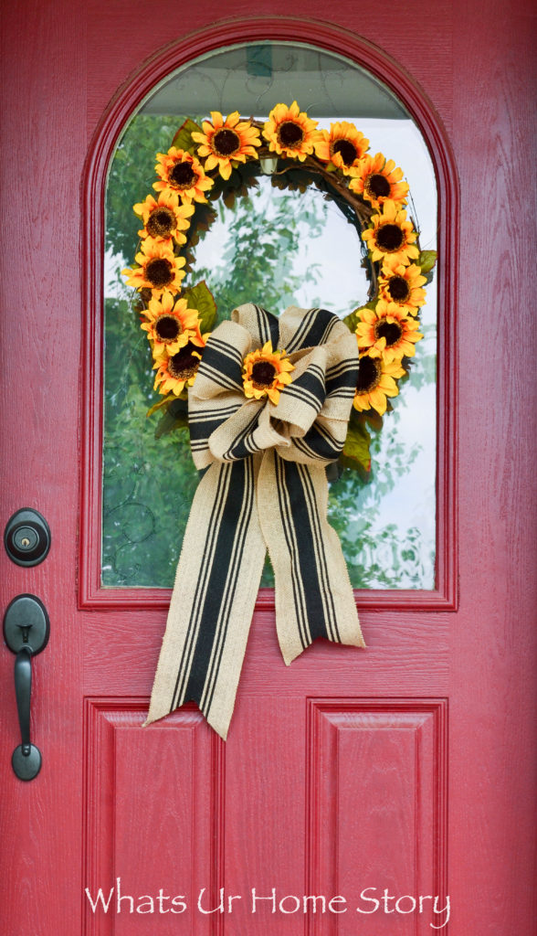 Sunflower Wreath DIY