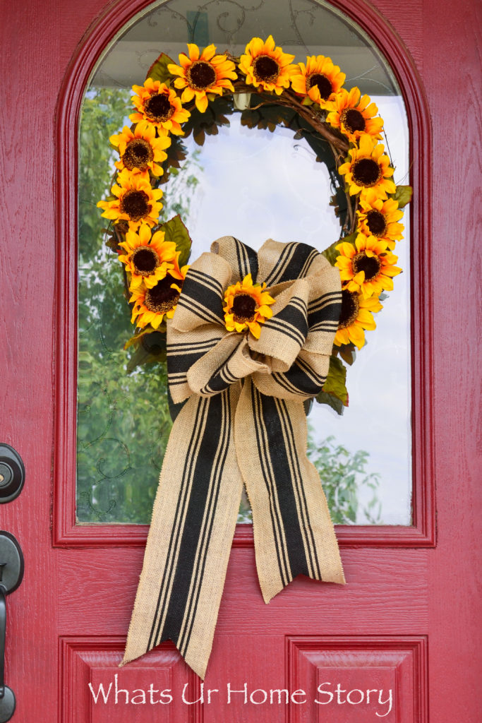 Sunflower Wreath DIY