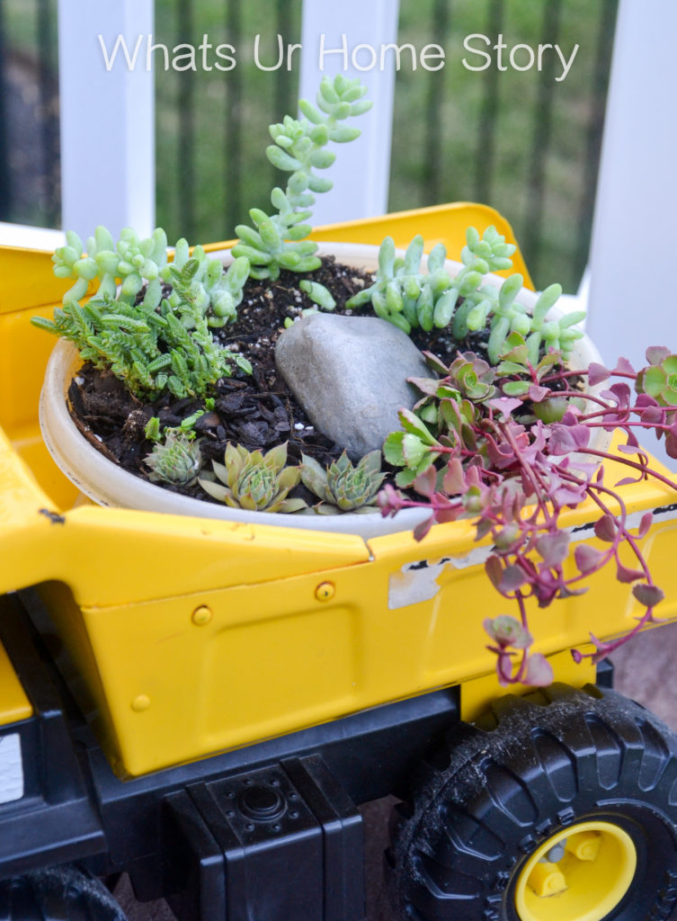 Succulent Toy Truck Planter