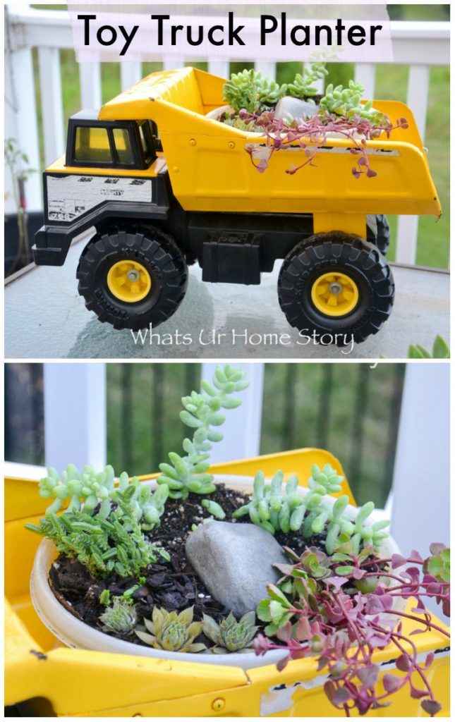 Succulent Toy Truck Planter