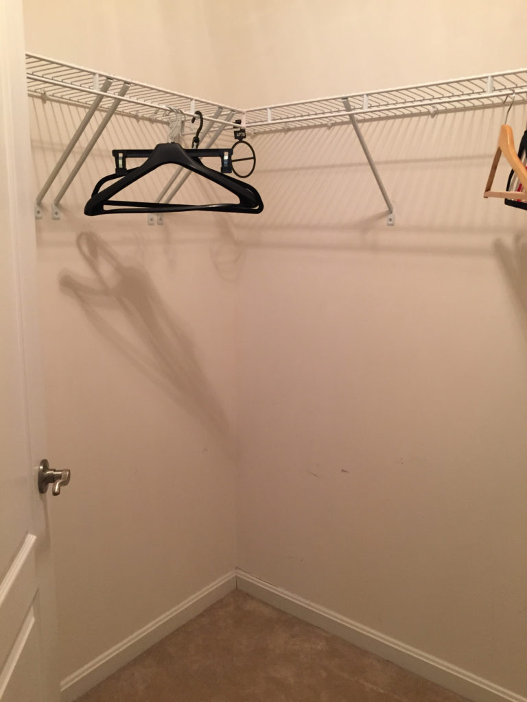 Small Walk In Closet Makeover