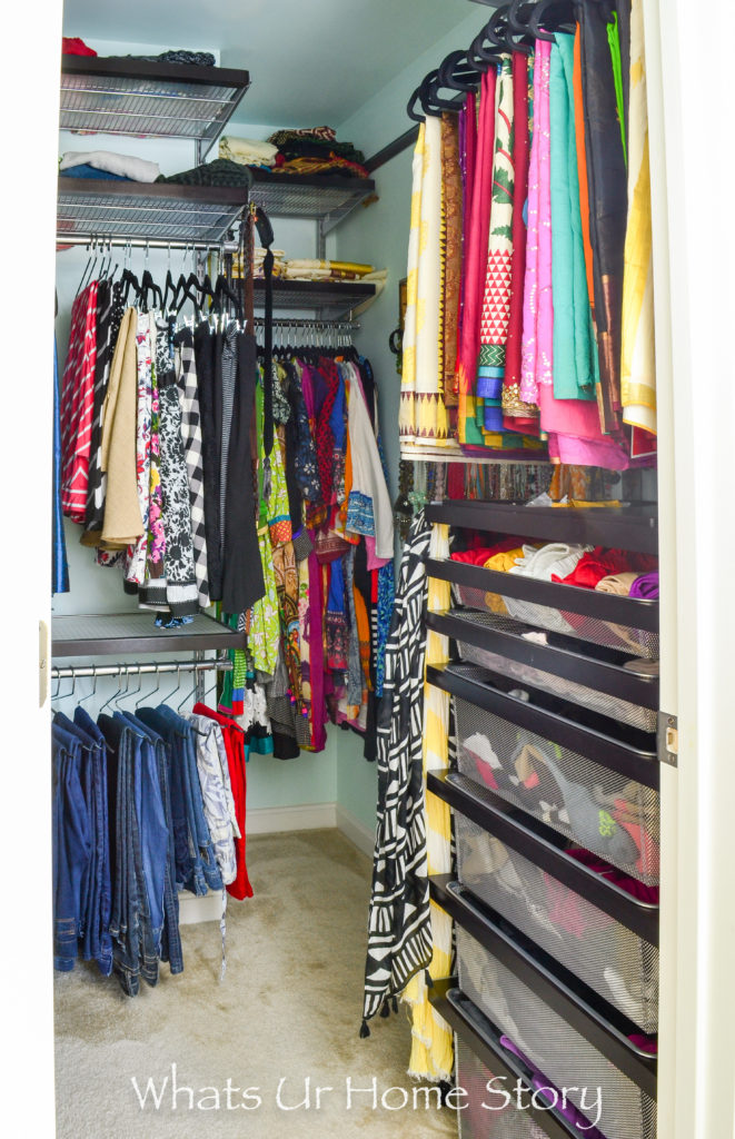 Small Walk In Closet Makeover