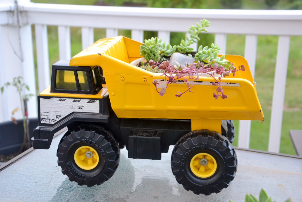 Succulent Toy Truck Planter