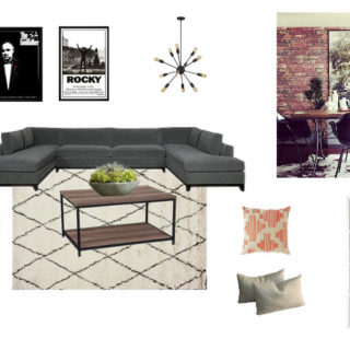 Basement Family Room Mood Board