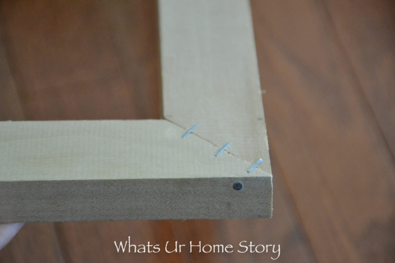 How to Make a Canvas Bar to Stretch a Canvas Painting Whats Ur Home Story
