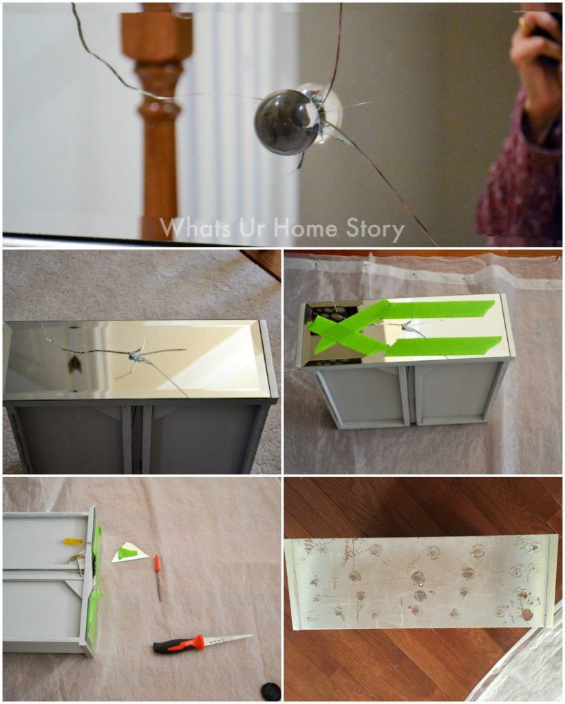 Mirrored Furniture, How To Repair Dressing Table Mirror