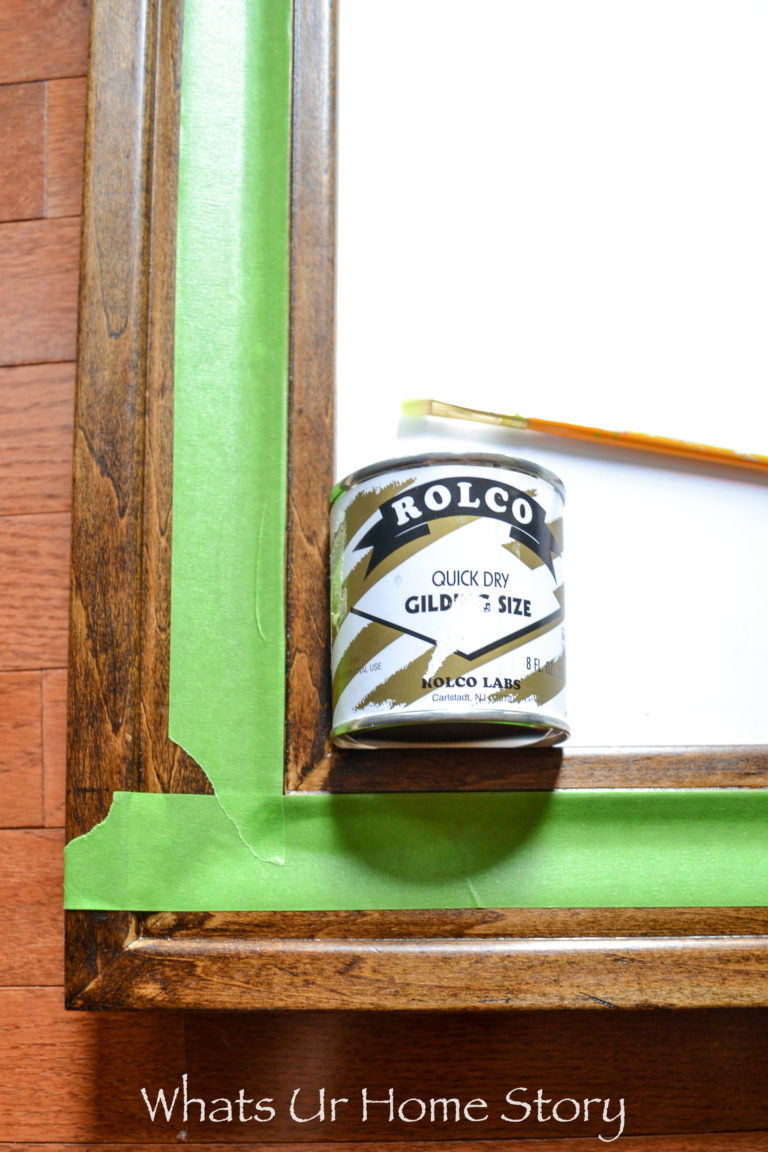 How to Apply Gold Foil or Gold Leaf Whats Ur Home Story