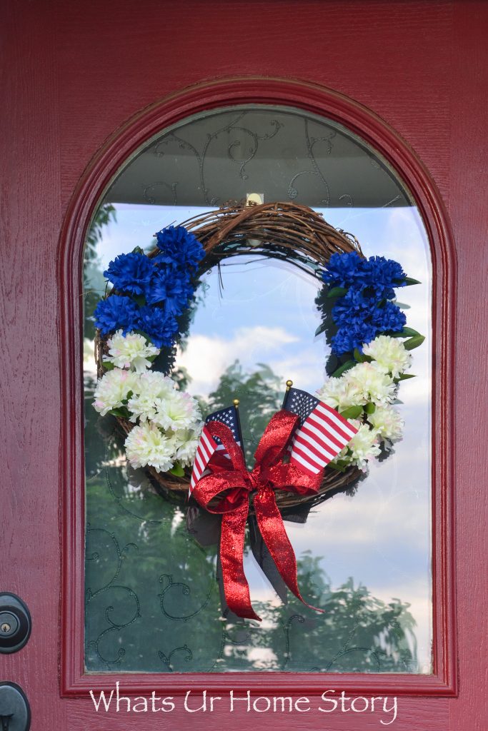 The Easiest Patriotic Wreath There Is!