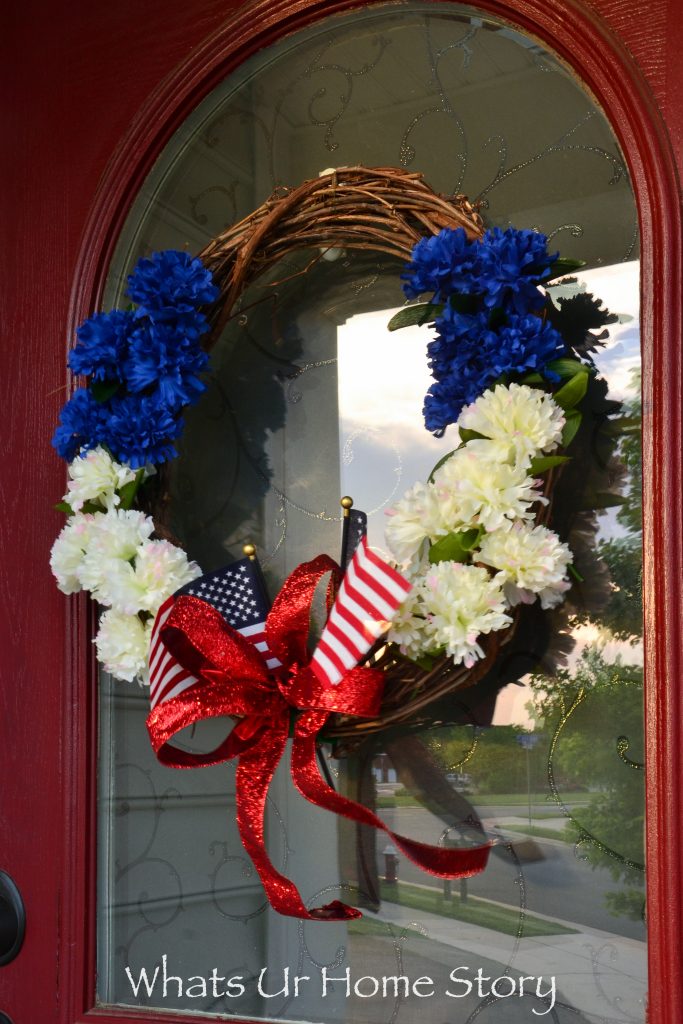 The Easiest Patriotic Wreath There Is!