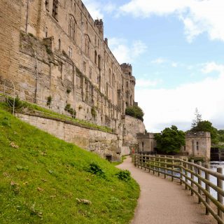 The beautiful Warwick Castle in England