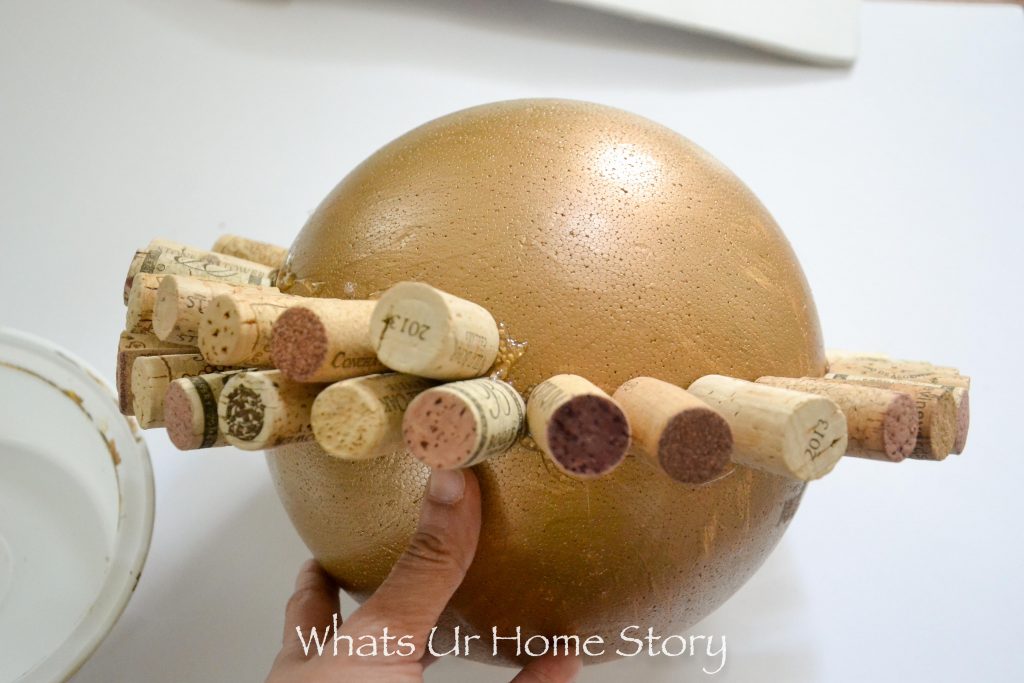 Large Wine Cork Ball DIY