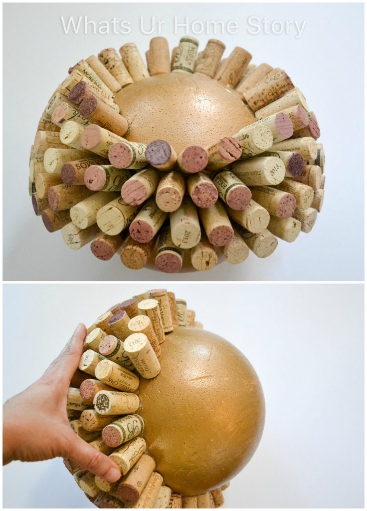 Large Wine Cork Ball DIY