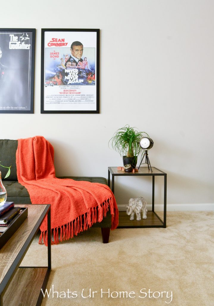 Loft Style Basement Family Room Makeover