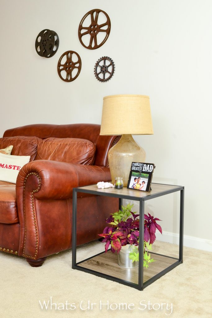 Loft Style Basement Family Room Makeover