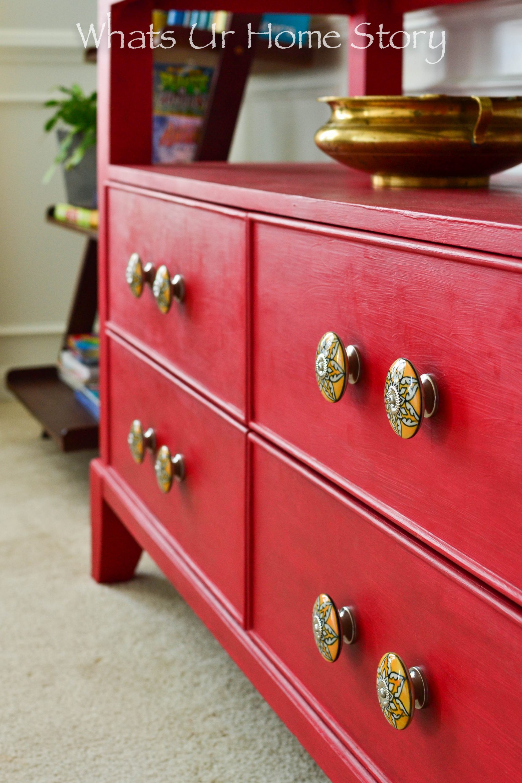 How to Refinish Furniture with Chalk Paint - A Mom's Take