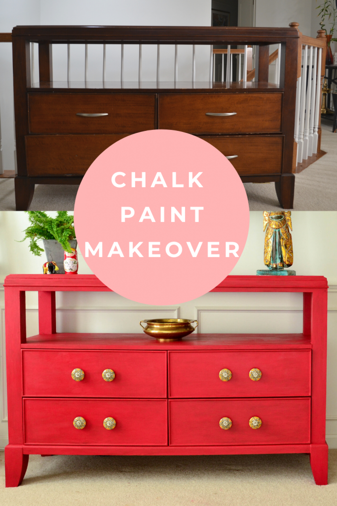 Annie Sloan Chalk Paint Dresser Makeover