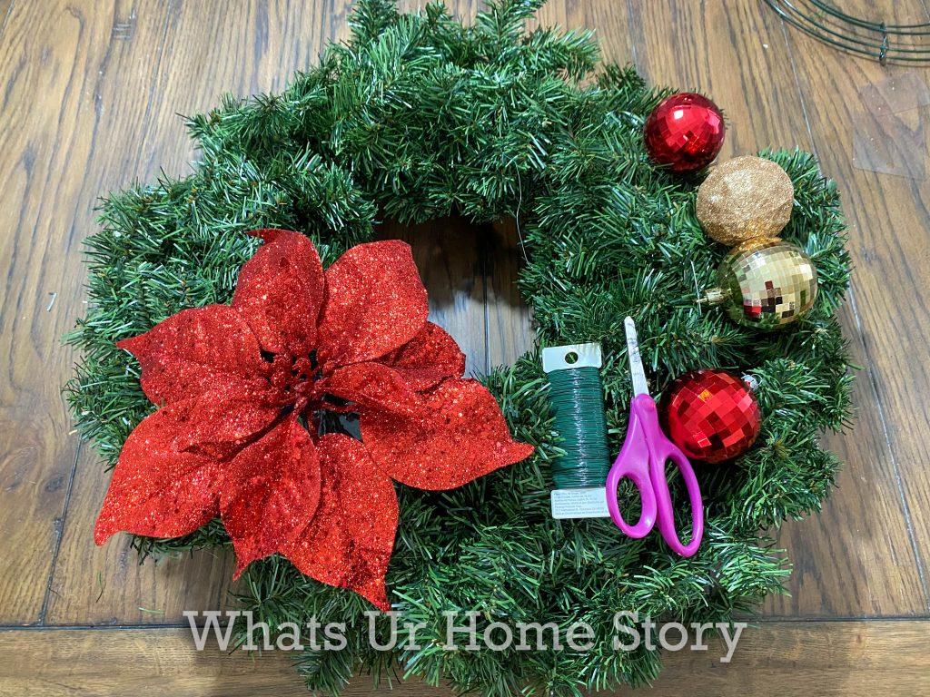 Easy Christmas Wreath DIY